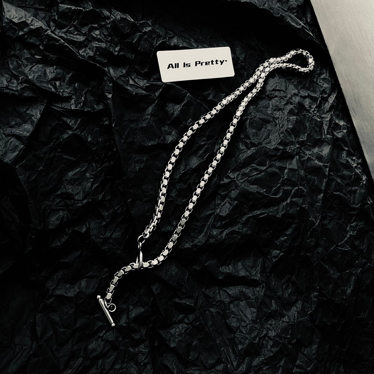 Unisex box chain necklace