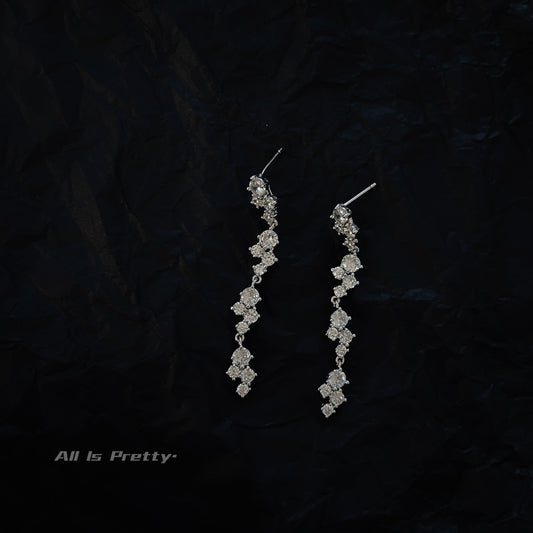 Crystal drop earrings