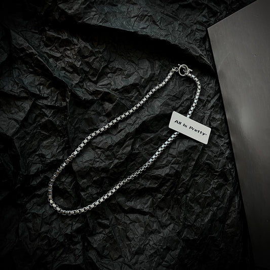 Unisex box chain necklace